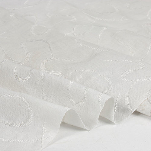 직기/SS셔츠/Cotton Linen 30수 직기 엠브로이드 패턴/WSS2483